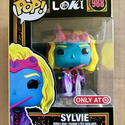 Funko Pop! Marvel Loki Sylvie Blacklight Bobblehead Figure