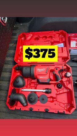 Milwaukee M12 AirSnake Drain Cleaning Gun Kit