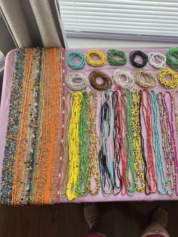 Waist Beads, Glasses, Card Remover 