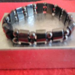 Black Art Deco Bracelet