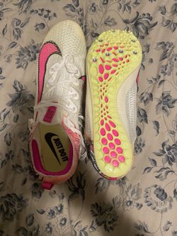 Custom hand drawn Gambit Track spikes