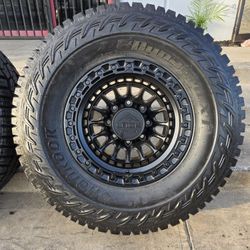 17" LOCK wheels/ 35" Hankook Tires.  $1700