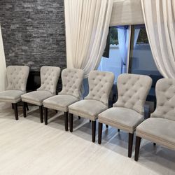 Italian Chairs In brand New Condition 