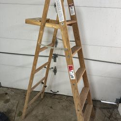 6ft Werner Wooden Ladder 