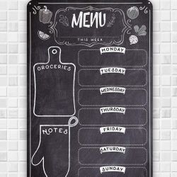 Chalk Menu Bord New
