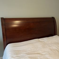 Pottery Barn Queen Valencia Sleigh Bed Frame