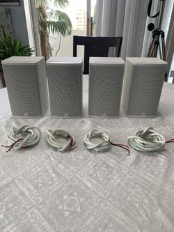 Set Of 4 Boston Acoustics ( 2 X CR4 + 2 X CR5 ) Speakers