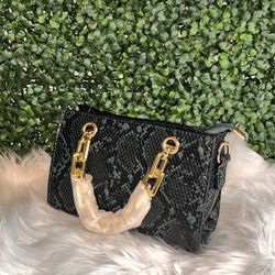Green Snake Print Crossbody- Brand New from Glamorous