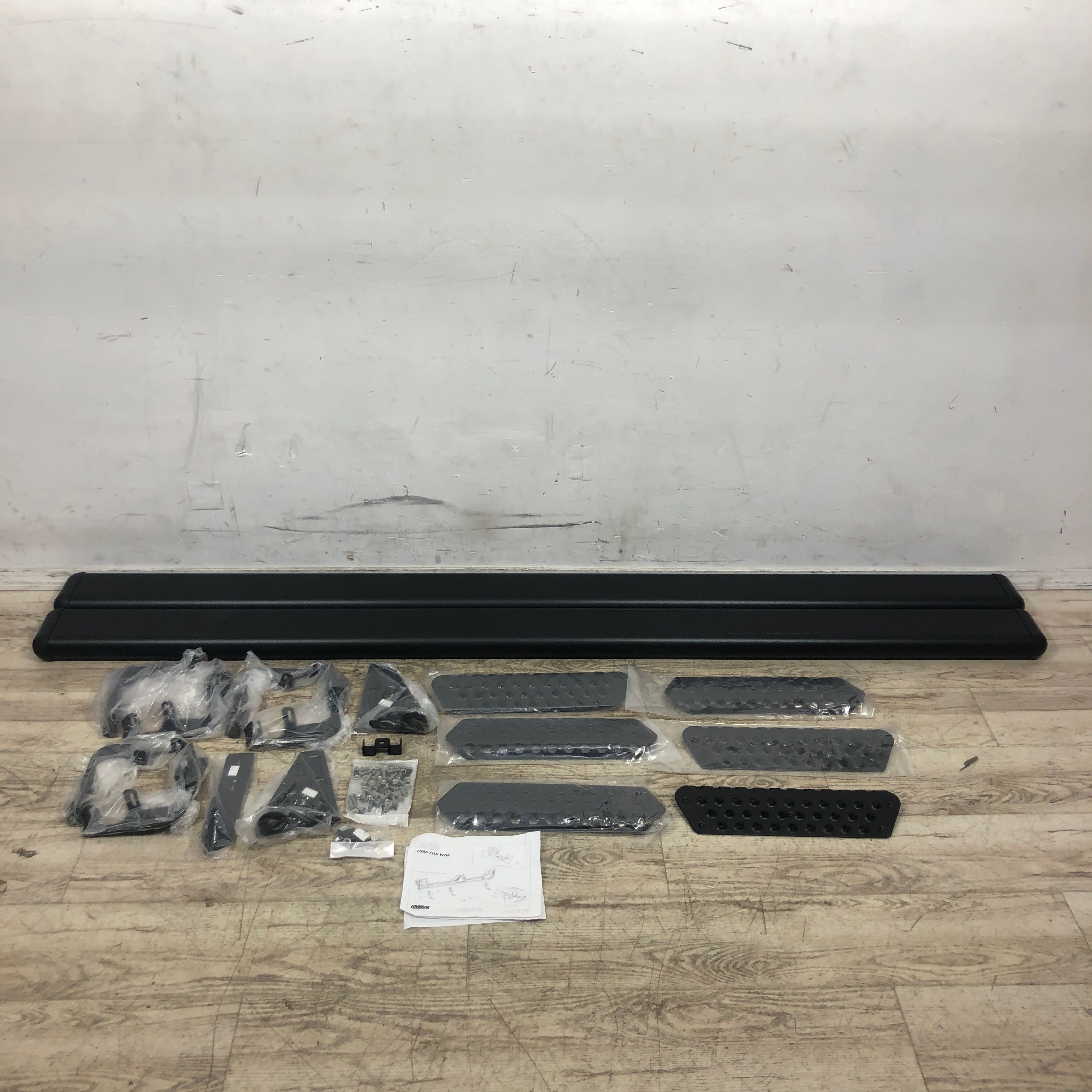 LUVERNE O-Mega II 98 In. Wheel to Wheel Side Steps, Select Ford F-150 