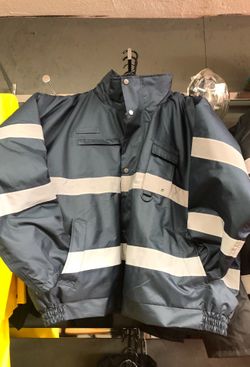 Waterproof safety bomber jacket