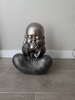 Rustic Silver Buddha