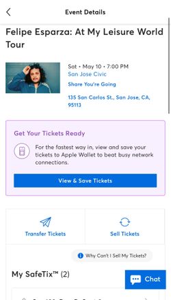 Felipe esparaza : at my leisure world tour @ San Jose civic 05/09