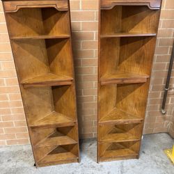 Corner Bookshelves