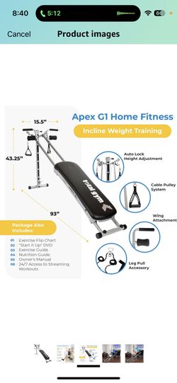 Total Gym Apex for Sale in Charlotte NC OfferUp