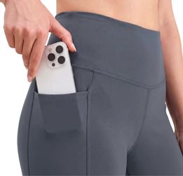 High-Waist Leggings with Side Pocket