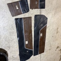 Plymouth Gtx, Original Door Panels And Rear Seat Cover