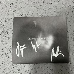 Cigarettes After Sex - X’s Signed CD Brand New