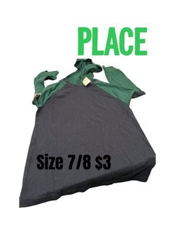 The Children's Place Kids Raglan Shirt Size 7/8💖💖💖042426 M19