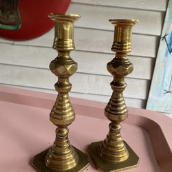 Brass Candlestick Holders