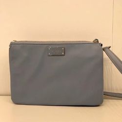 Kate Spade dusty blue grey cross body bag