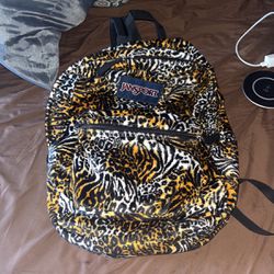Backpack  Jansport Tiger Leopard Print 