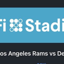 Parking Ticket Rams Stadium Oct 24 Orange Zone $120.00