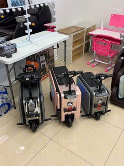 Rideable Electric Scooter Luggage Suitcase