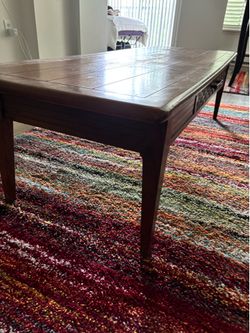 Real wood coffee table