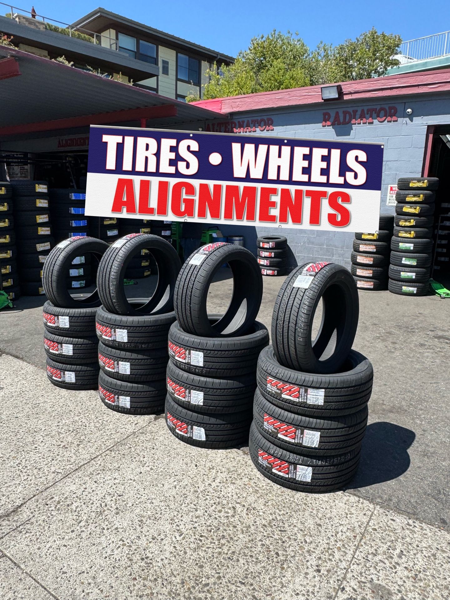 215-55-17 All Season Tires 375$ Installed Get Free Alignment 