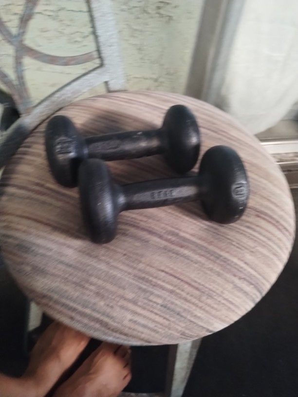 Vintage BFCO Dumbbells 8# And 10#