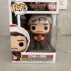 guardians of the galaxy holiday special christmas star-lord funko pop #1104