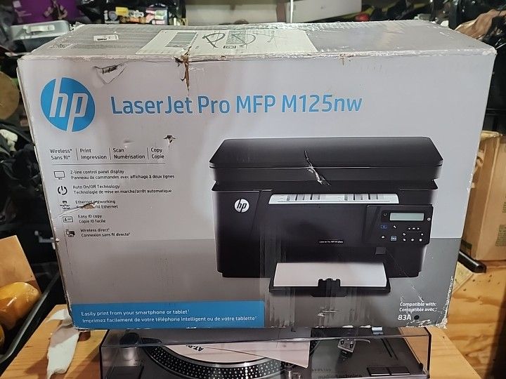 HP Laserjet Pro Mfp M125nw Printer