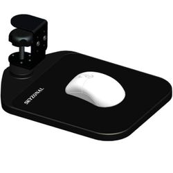 Ergonomic Mouse Platform Under Desk Ergonomic Wrister Mouse Pad (Black)