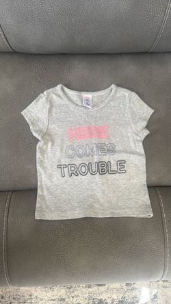 Old Navy Girls Toddler 3T Here Comes Trouble Shirt Top