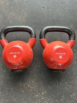 65lb kettlebell set weights