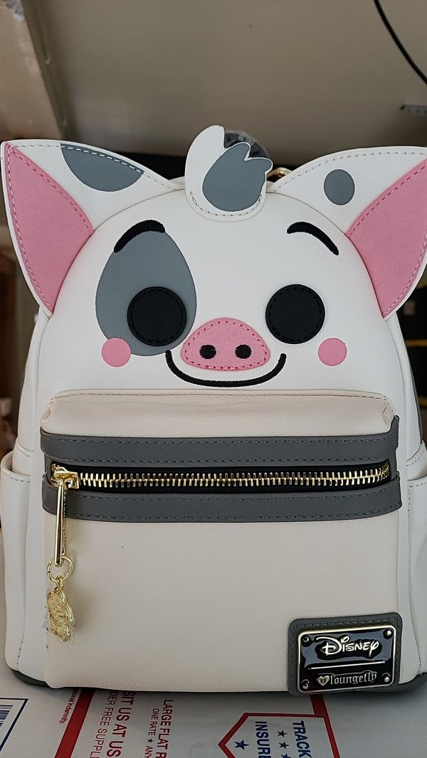 Disney loungefly mini backpack pua pig face for Sale in Alhambra, CA