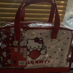 Hello Kitty 3 Piece Toiletries Bag 