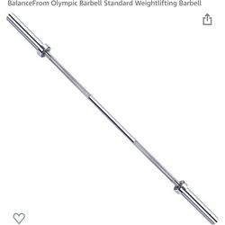 BalanceFrom Olympic Barbell Standard Weightlifting Barbell