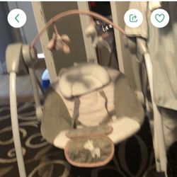 baby swing barely used