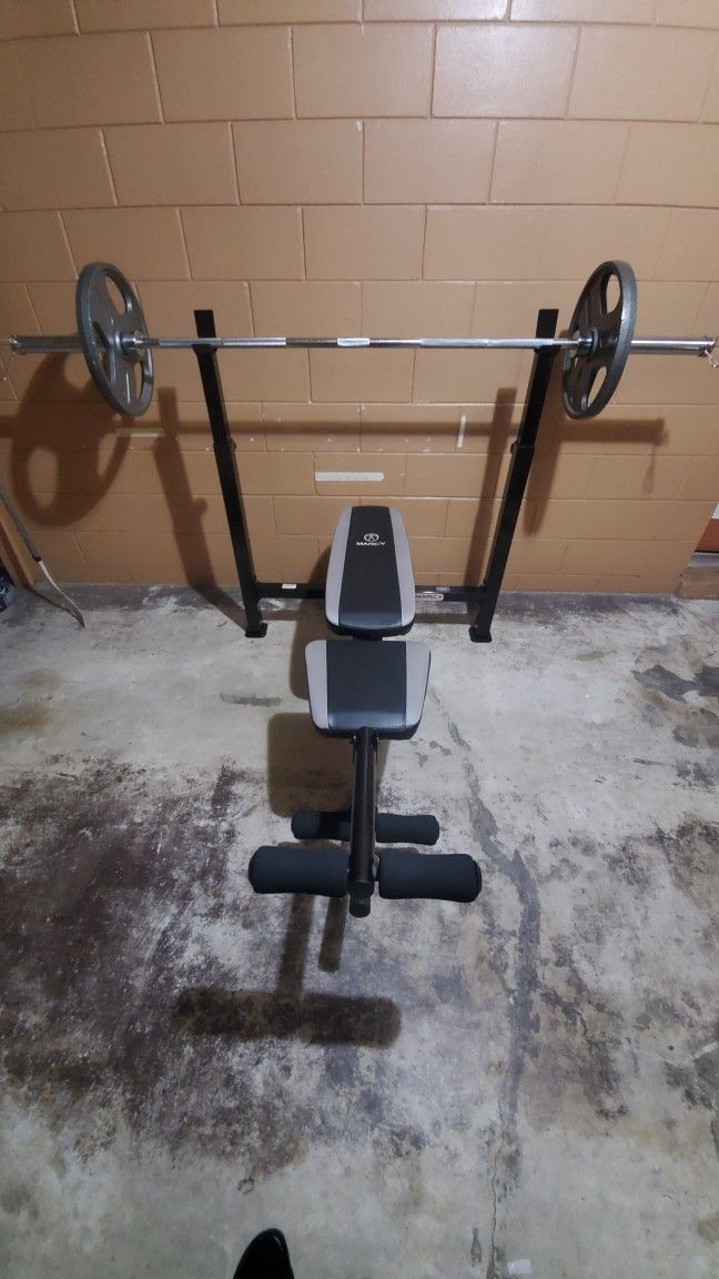 Weight Bench With Set