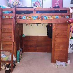 Twin bedroom bunk bed set