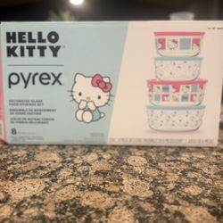 Hello Kitty Pyrex Glass Food Storage8pc