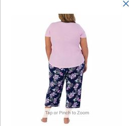 Carole Hochman Women's 4 Piece Pajama Set - Tank Top, Short Sleeve