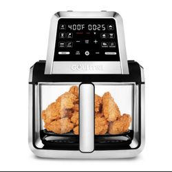 Gourmia 7-Qt. Fry 'N Fold Digital Air Fryer with 10 Presets & Guided Cooking - Black