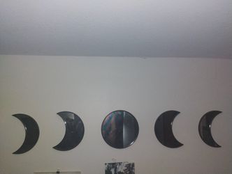 Moon Phase Mirror Wall Decor