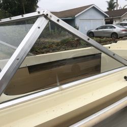 classic boat windshield