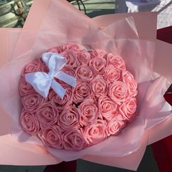 Valentines Eternal Roses Pink