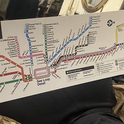 Cta System Map Poster 