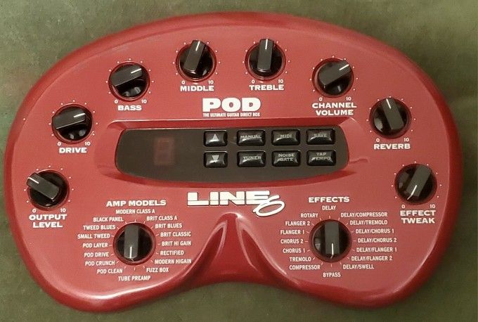 Line 6 POD Guitar Amplifier with Power Supply