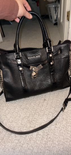 Black Leather, Michael Kors Purse